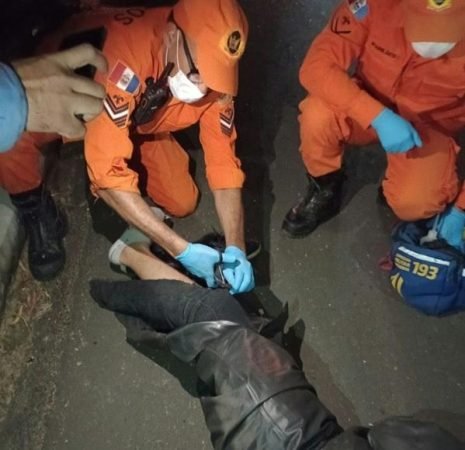 Motociclista sofre fratura após cair na AL-115, en