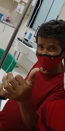 Manoel dos Santos, o Luquinha, garçom do Bar do Ca